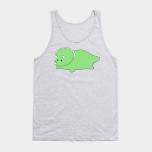 Green Triceratops Tank Top